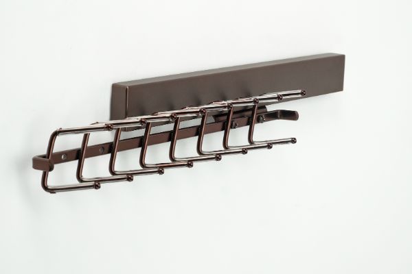 Bronze Color Option for Classic Tie Rack Organizer