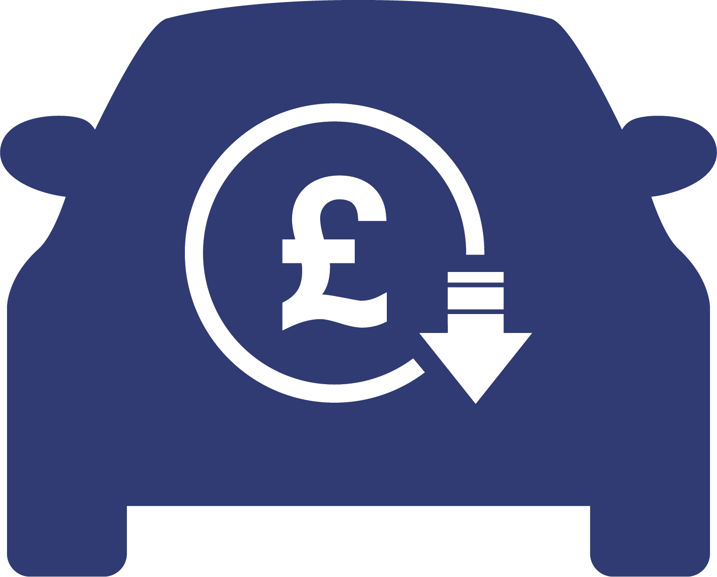 A wrench is surrounded by two arrows and a pound sign.