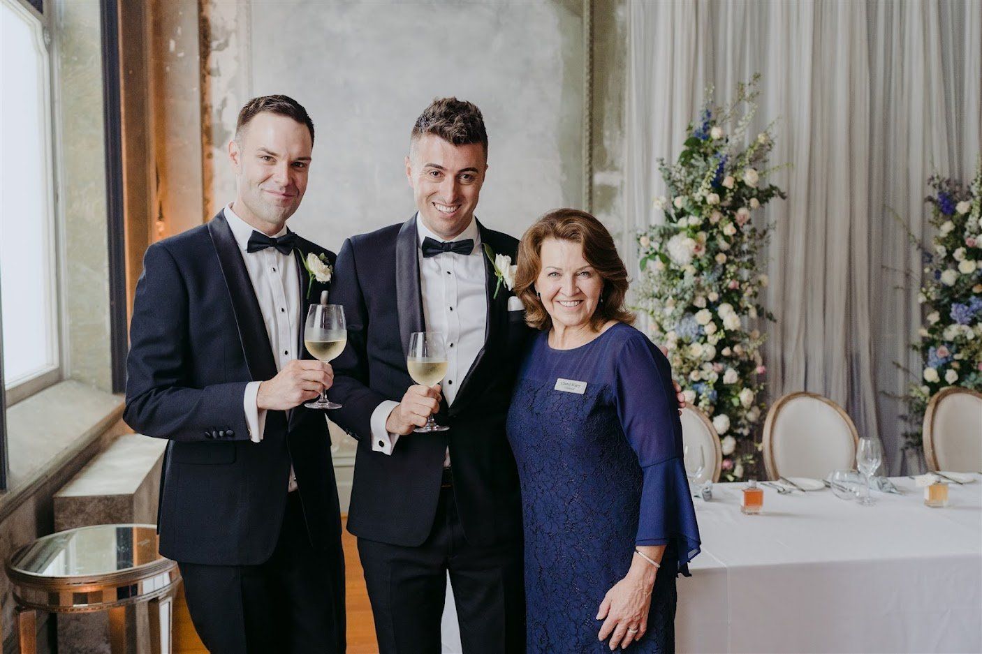 Grooms Just Married