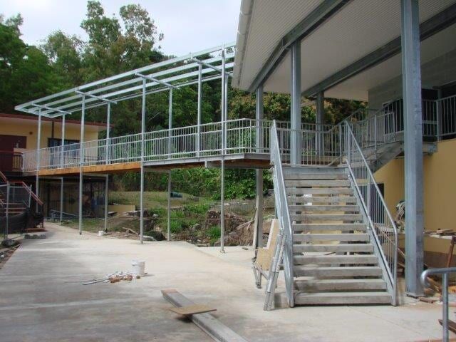 Steel Fence and Stairs — Manufacturing Design in Garbutt QLD