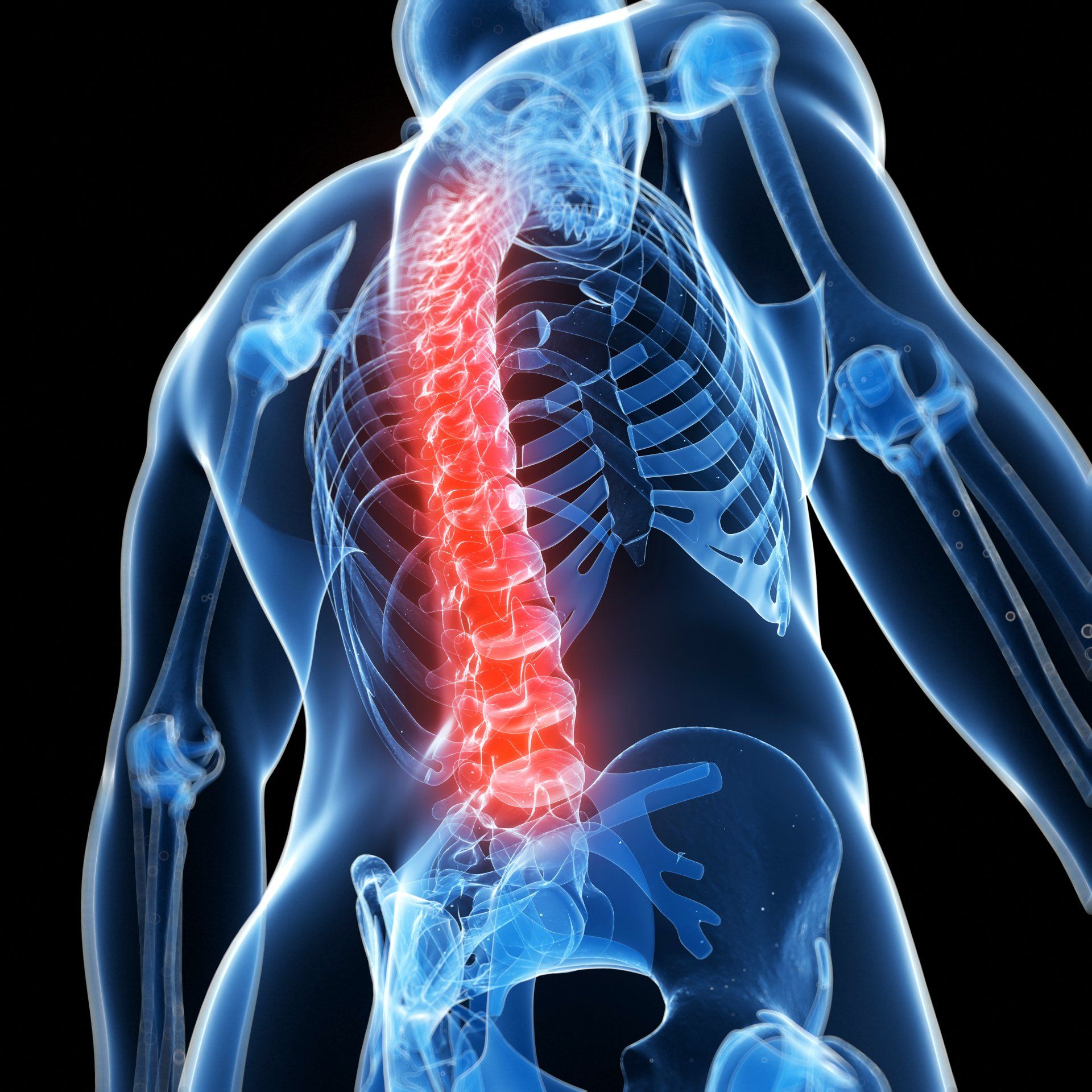Doctor Checking Patient — Evans, GA — Evans Sport & Spine Chiropractic Center
