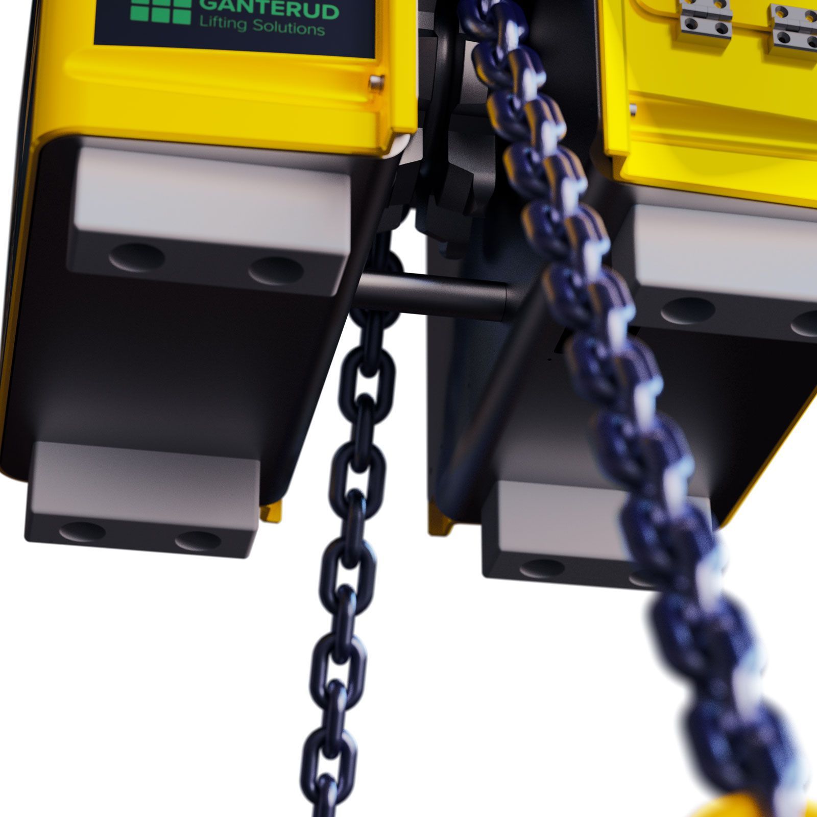 Bottom view of the Ganterud L5 Lifting yoke