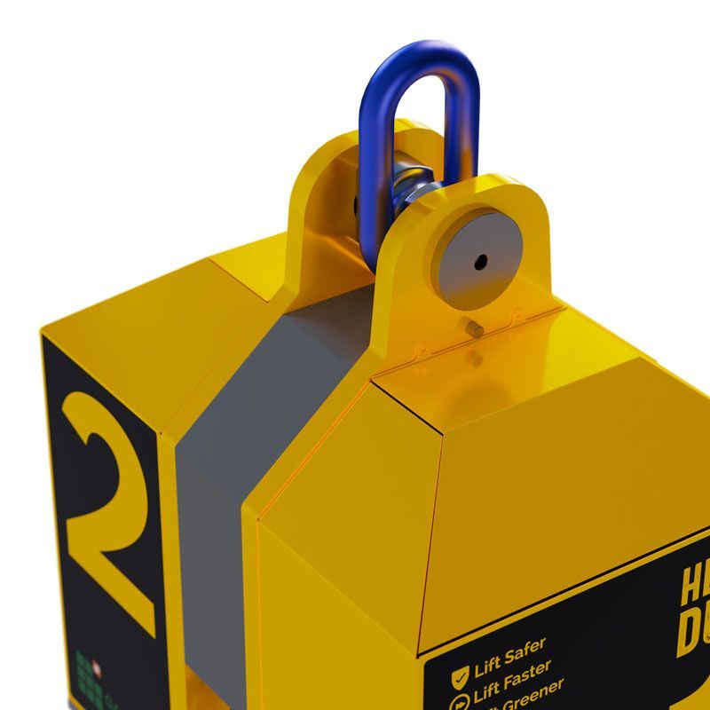 Top view of the Ganterud L5 Lifting yoke