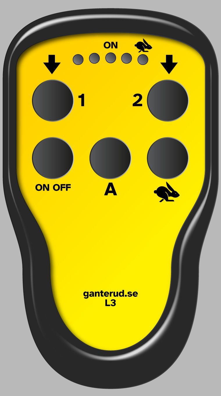 The Ganterud L3 Lifting yoke Remote control