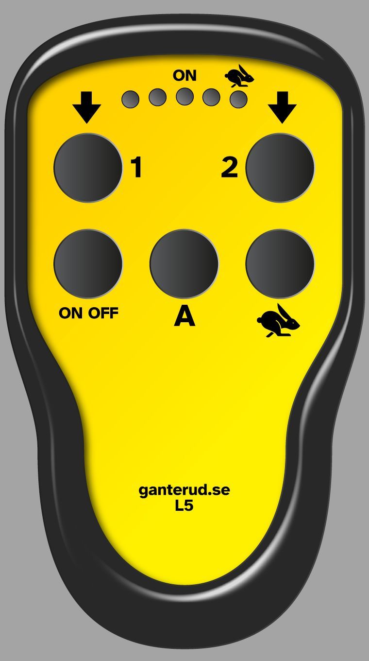 The Ganterud L5 Lifting yoke Remote control