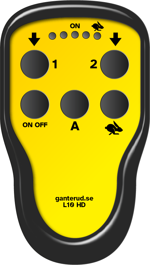 The Ganterud L10HD Levell
ing Device Remote control