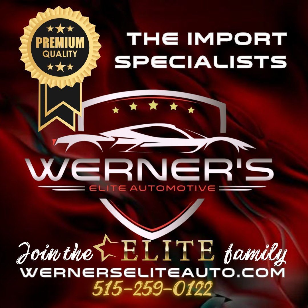 Werner's Elite Auto is your dealer alternative for Import Automotive Services.  Shop Owner, Chris Werner, is proud to service and repair these elite brands.