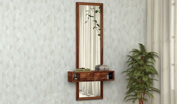 wall mounted dressing table