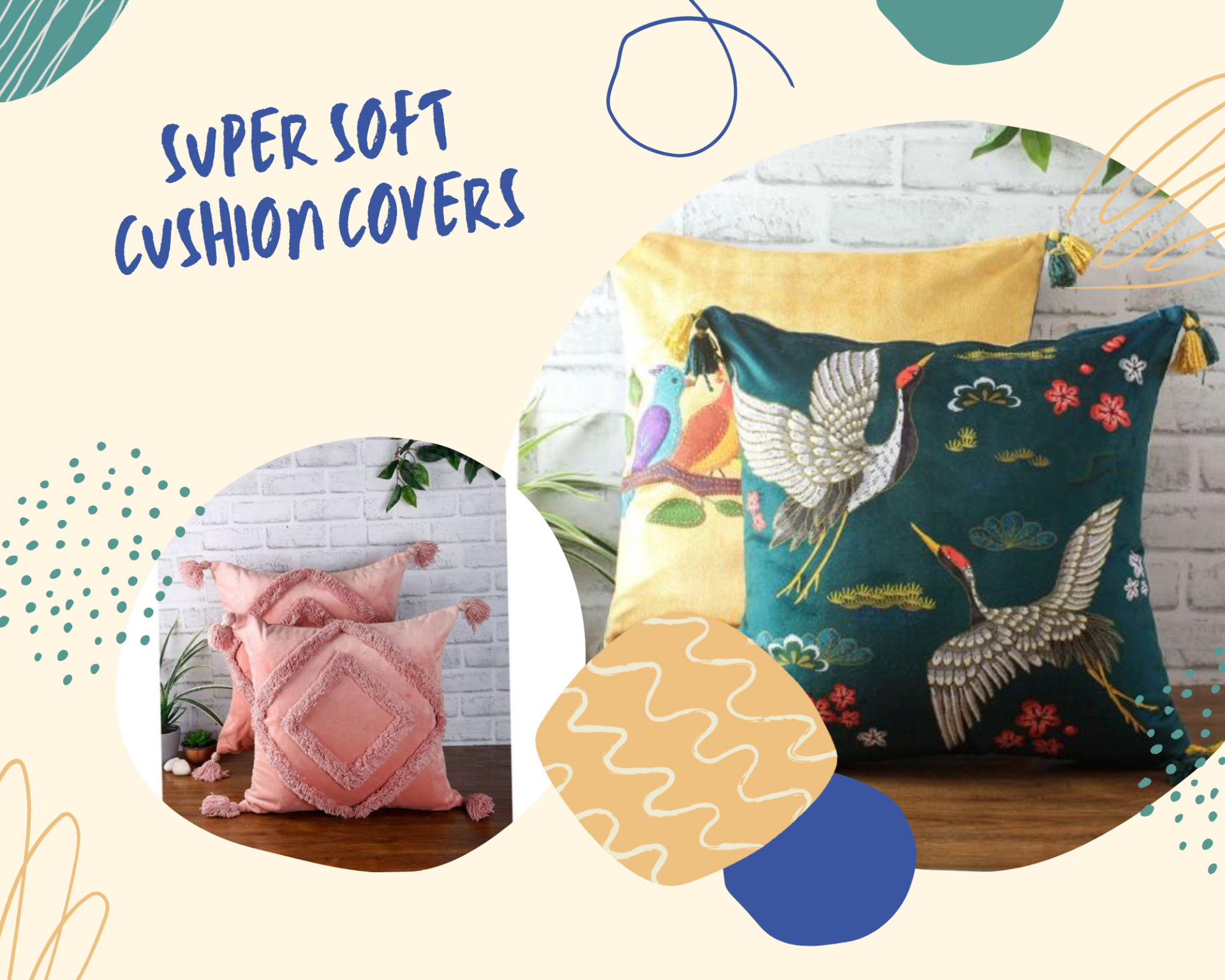 super soft cushion covers