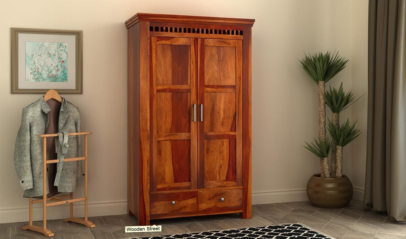 6 Benefits Of Wooden Almirah That Are Worth The Million Brows   Adolph 2 Door Wardrobe 1360x800 1920w 