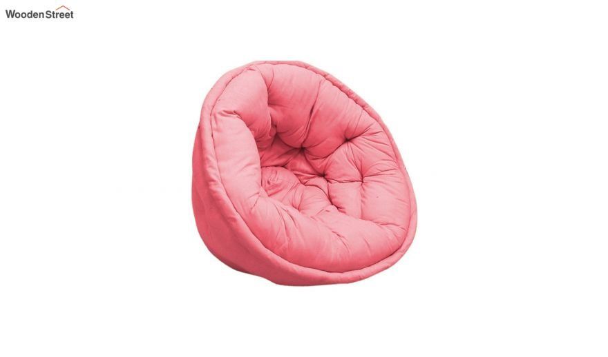 Pink Organic Cotton Lap Pouf