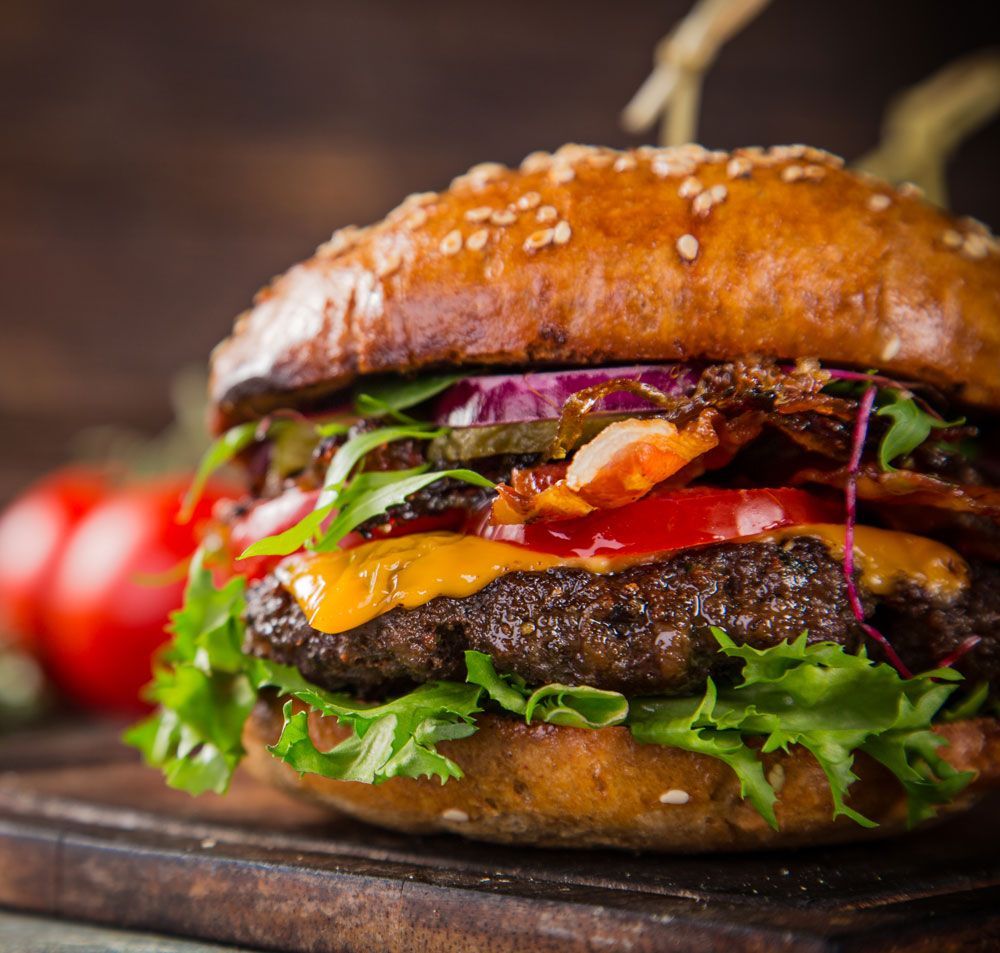 Two Sub Sandwiches With Ham