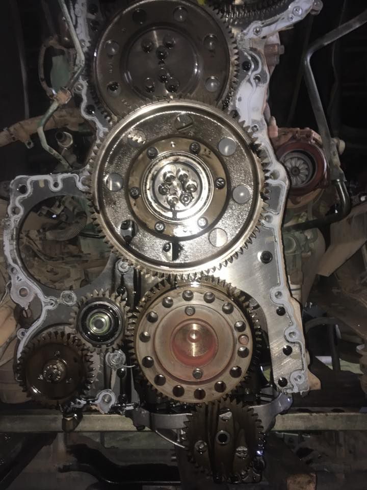A Close Up of a Engine With Gears on It — Trucks On The Run Pty Ltd in Cecil Plains, QLD