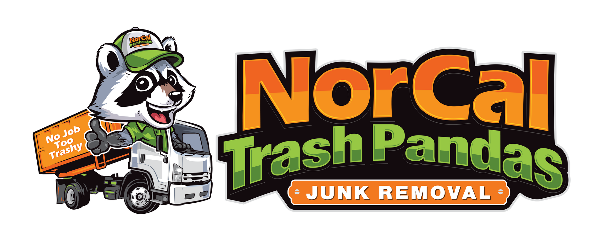 NorCal Trash Pandas Junk Removal logo