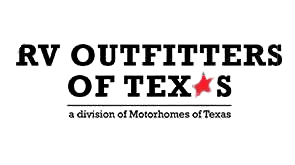 RV Outfitters of Texas logo with red Texas star.