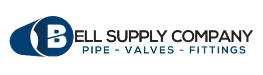 Bell Supply Company logo: blue and white emblem with 