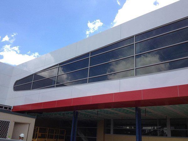 White Building — Penrith, NSW — Panther Glass & Aluminum