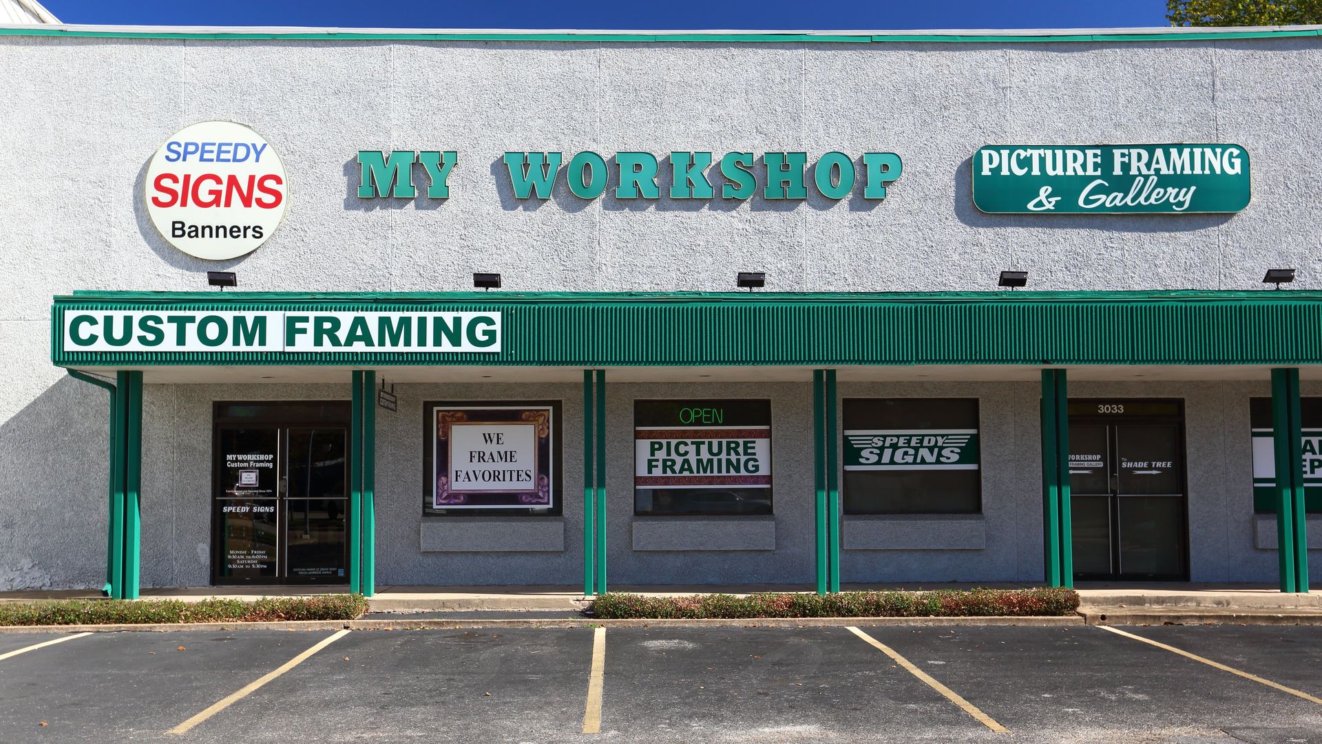 My Workshop Storefront | Custom Banners | Houston, TX