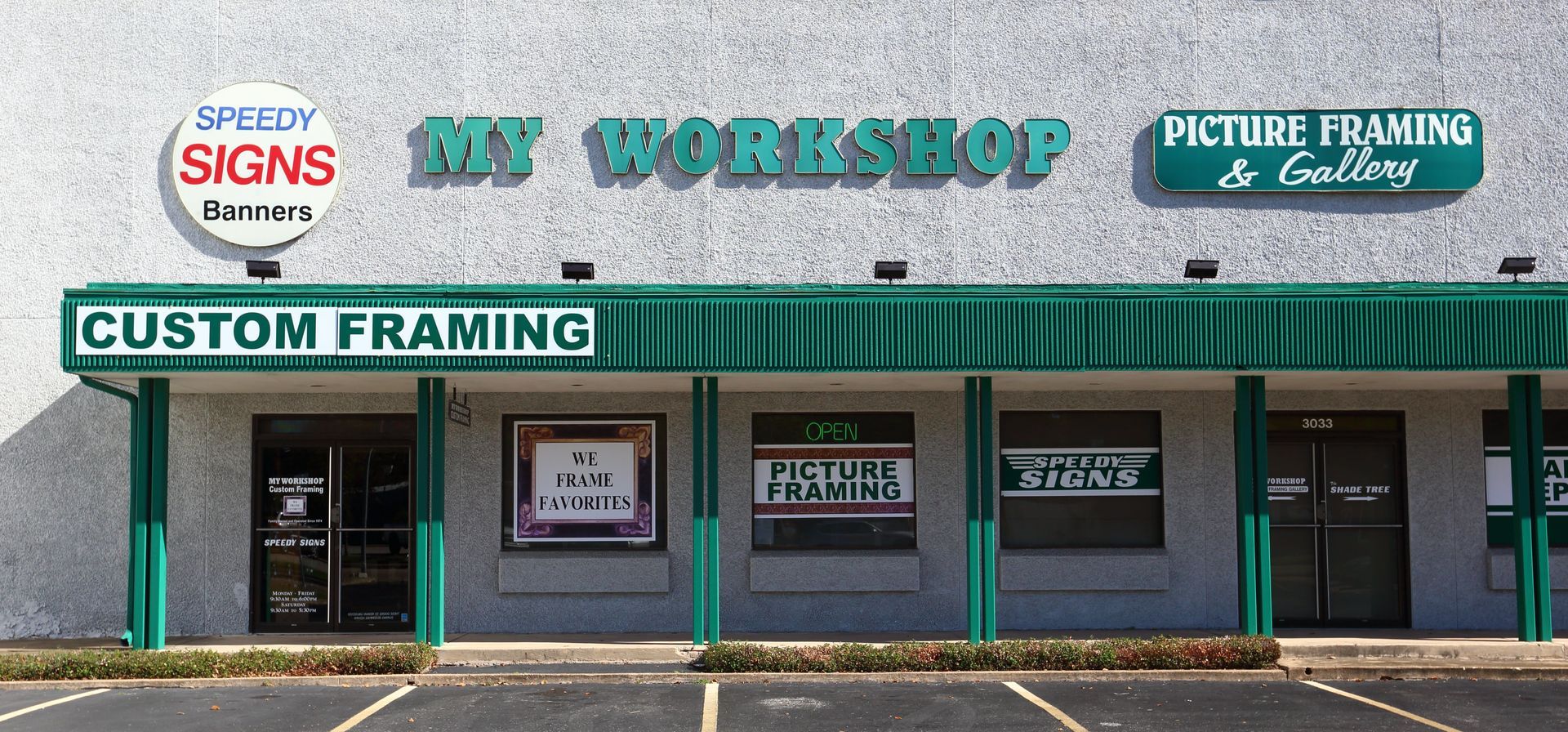 My Workshop Storefront | Custom Banners | Houston, TX