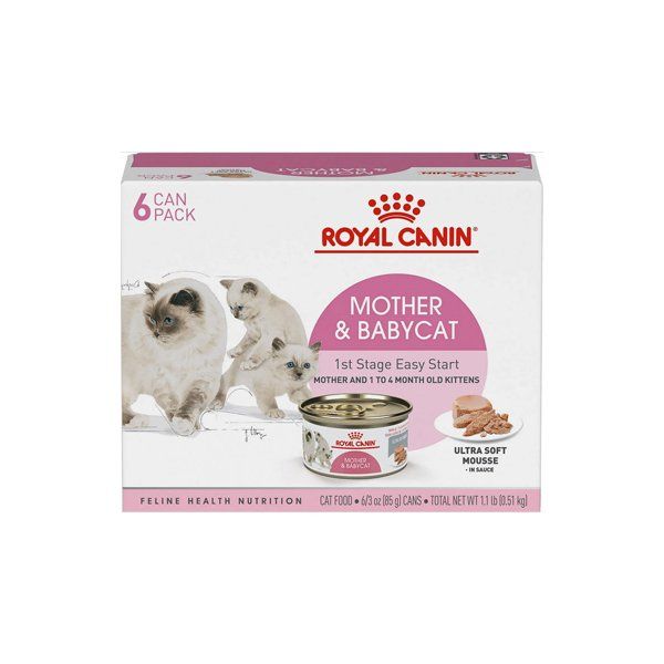 Royal Canin Mother & Babycat Ultra-Soft Mousse in Sauce Wet Cat Food for New Kittens and Nursing or Pregnant Mother Cats