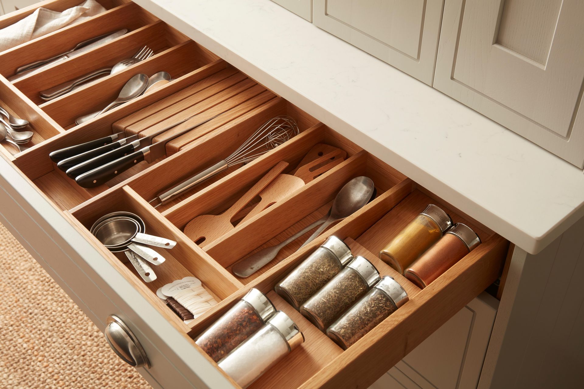 Kitchen Drawer Organisers Bristol, Bath & Somerset Valentino Kitchens