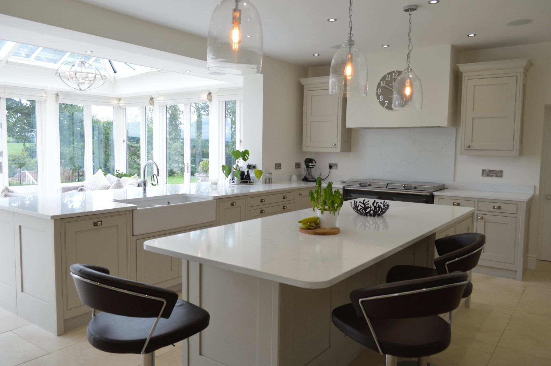 Valentino Kitchens Chew Stoke Langton Putty Kitchen Supply Design Installation Island