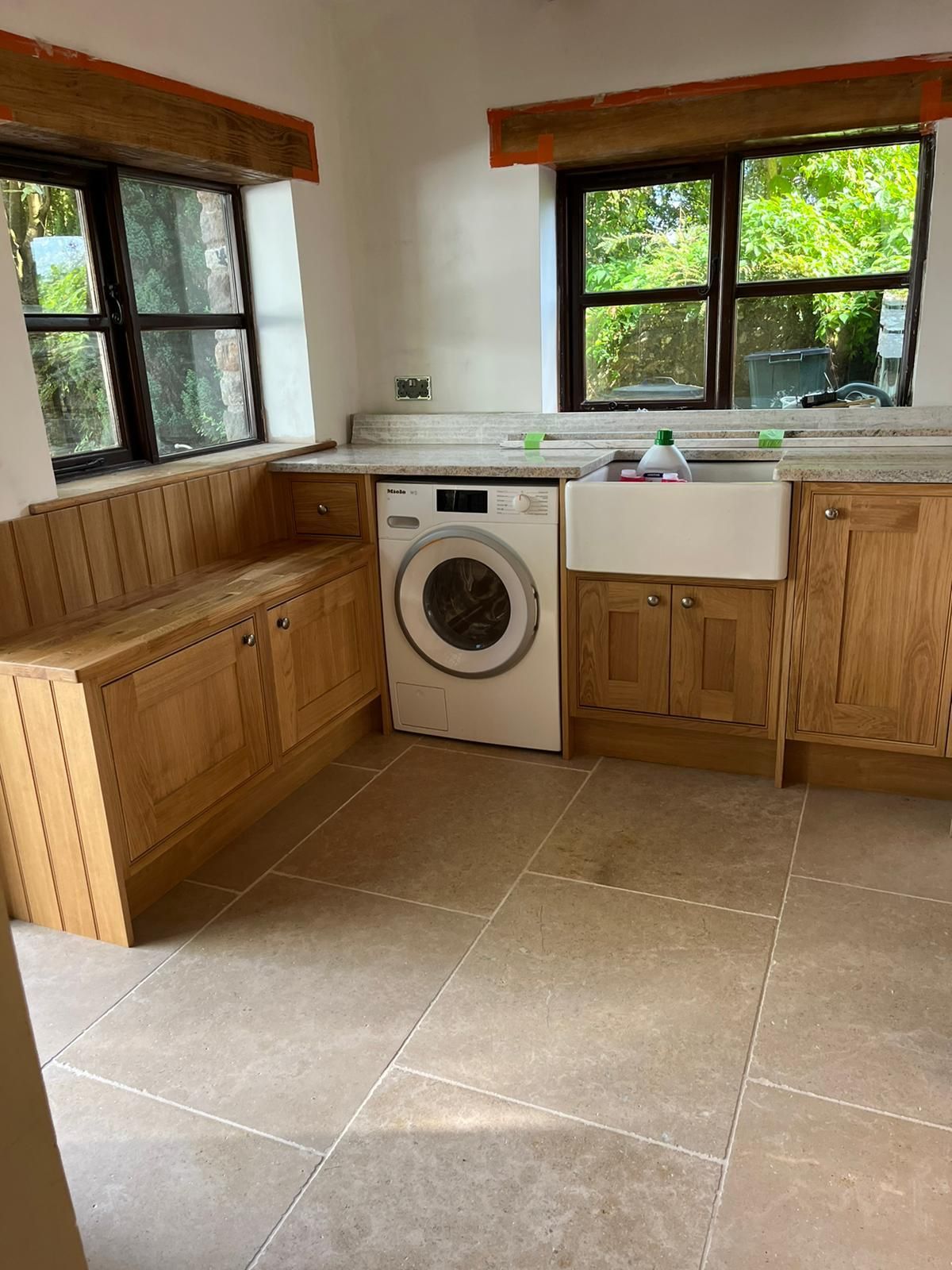 Westminster Utility with belfast sink and washing machine