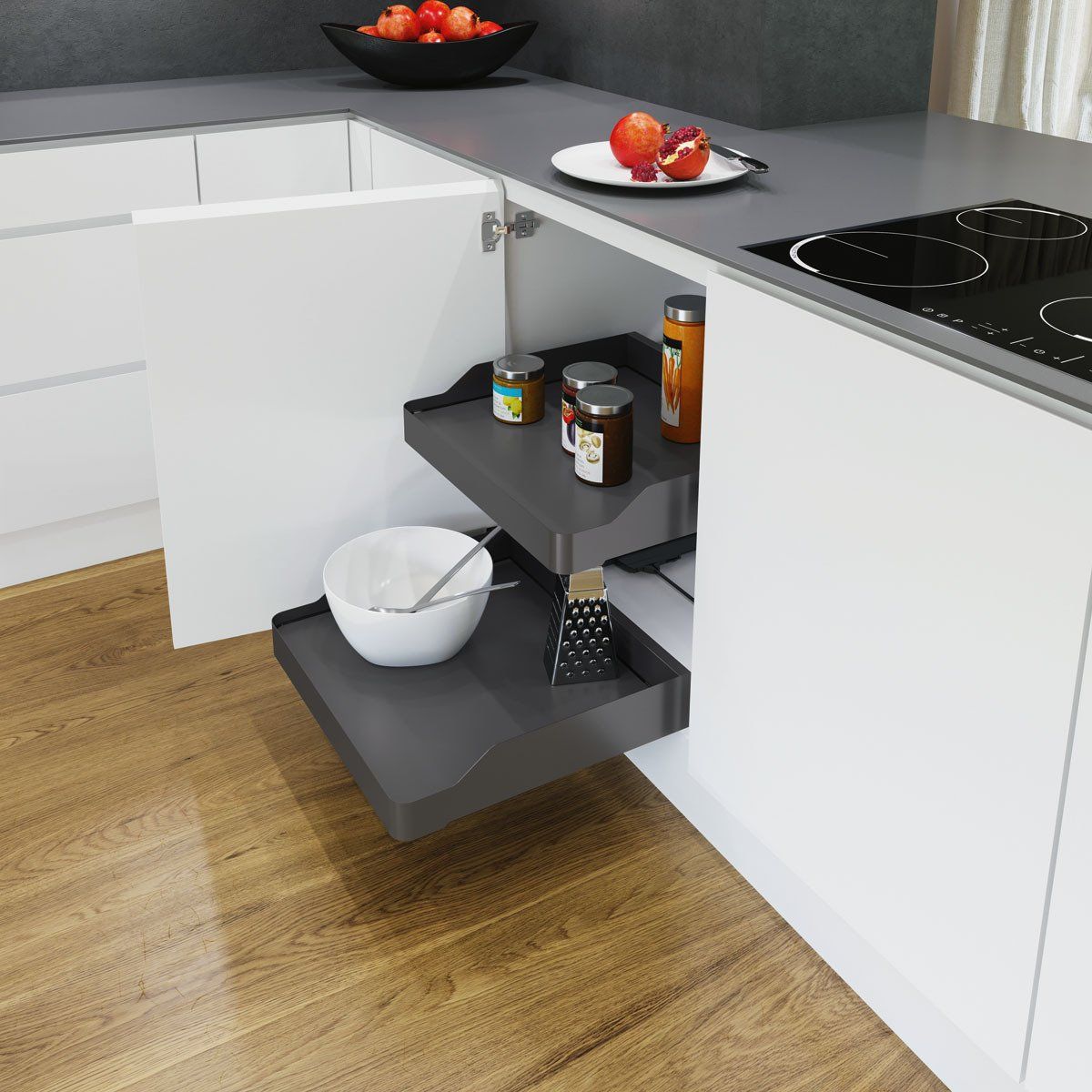 Valentino Kitchens Base Unit Storage Pullout Basket Supply Installation Bristol & Somerset