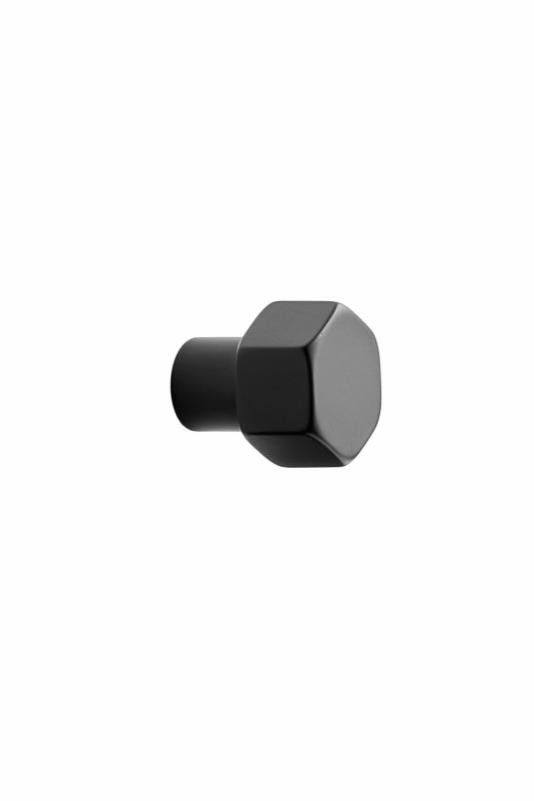 Hexa Knob Black