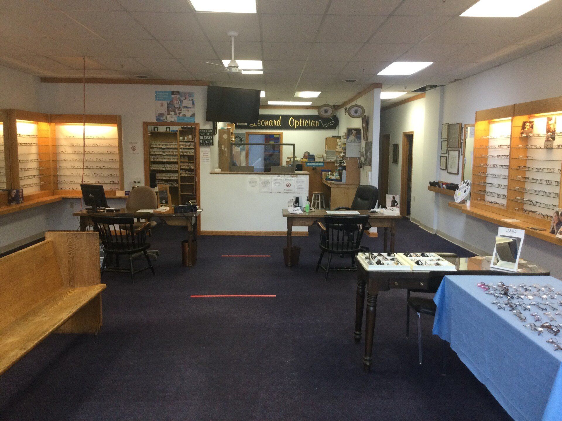 Inside the Optical Shop — Orange, MA — Leonard Optician Inc.