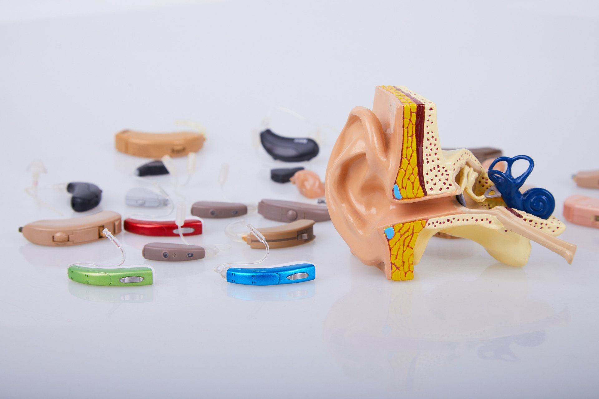 Different Colors of Hearing Aids — Orange, MA — Leonard Optician Inc.