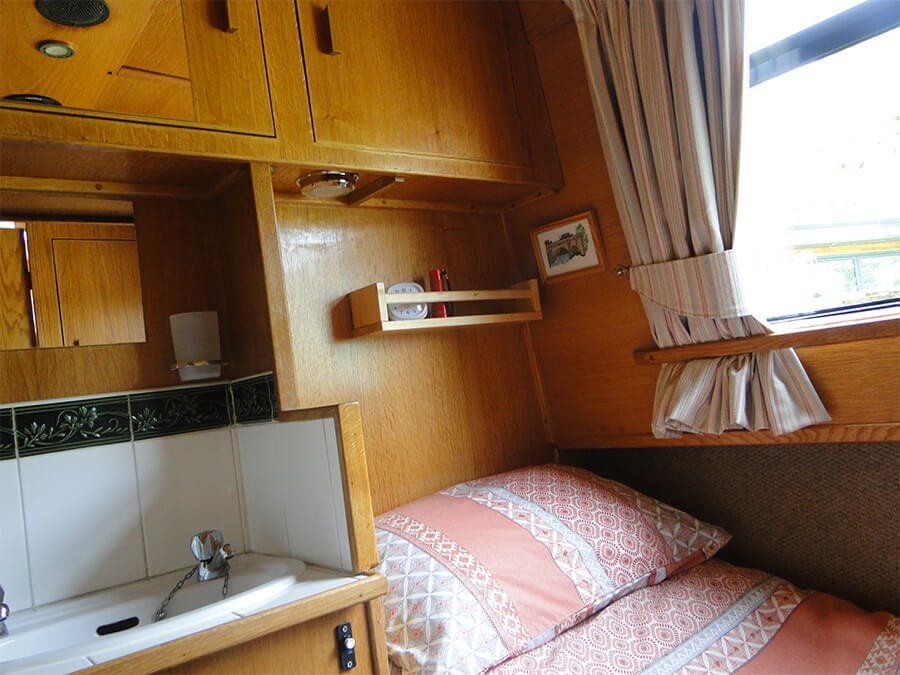 bedroom on the boat