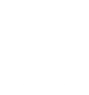 The logo for the head spa sanctuary is a gold sun with rays coming out of it.