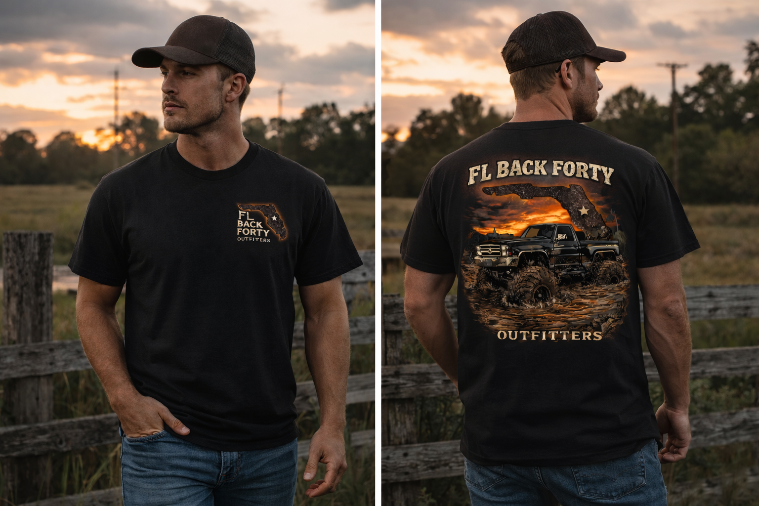 Florida Outfitters Mud Truck T-Shirt