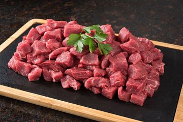 Chopped raw beef