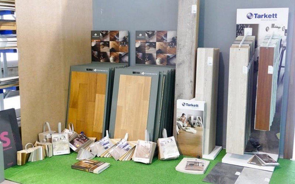 campionario di parquet e laminati