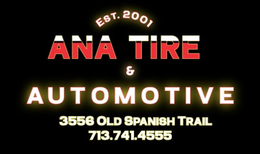 Logo for Demo Auto Repair: text with a gear icon, red and navy colors.