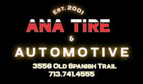 Logo for Demo Auto Repair: text with a gear icon, red and navy colors.
