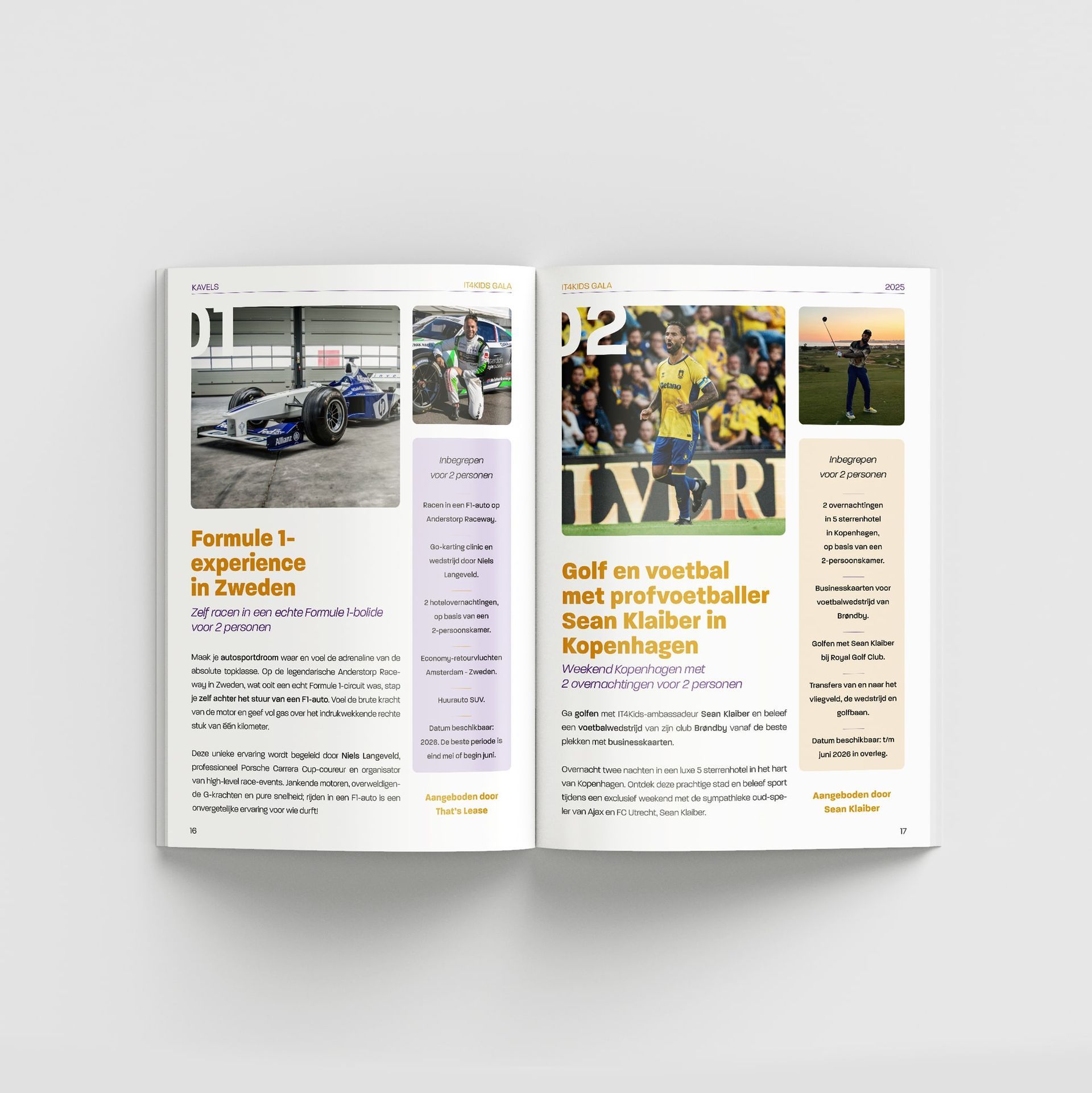 IT4Kids, Event branding, Veiling boekje, magazine