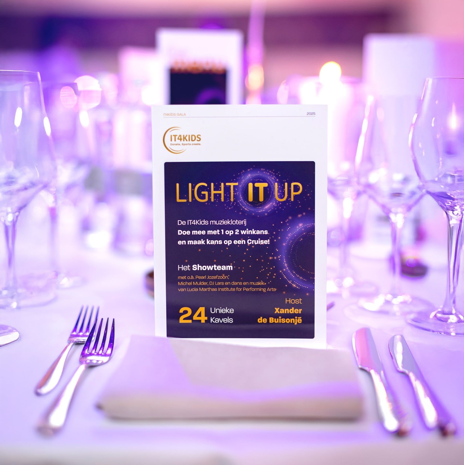 IT4Kids, Event branding, Veiling boekje, magazine