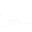 A white background with ceiling fan icon.