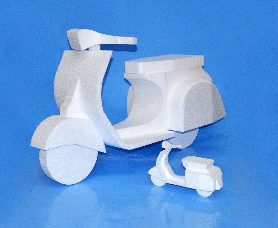 Styrofoam Vespa