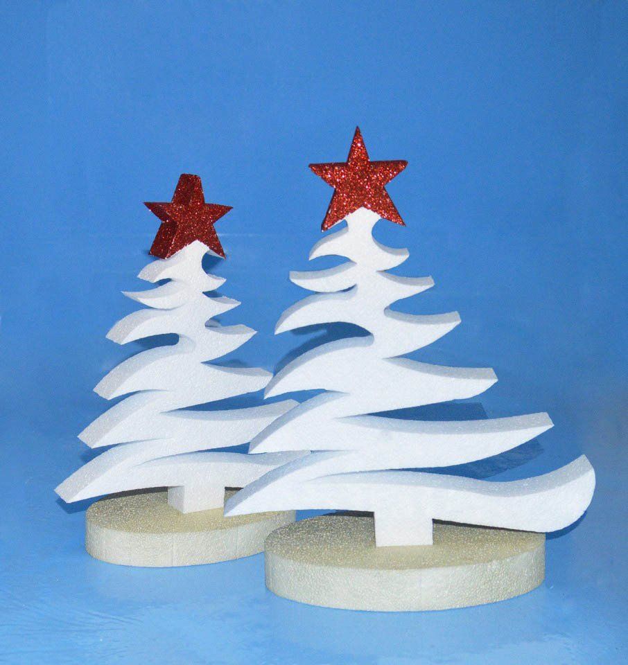 Polystyrene Christmas trees