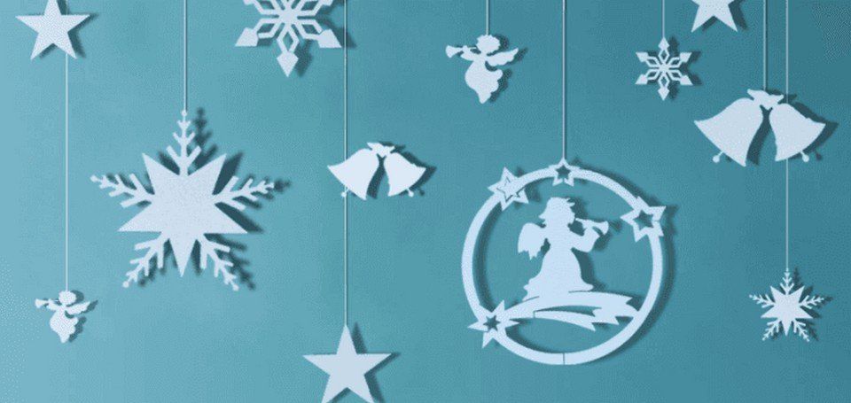 Polysytrene Christmas decorations