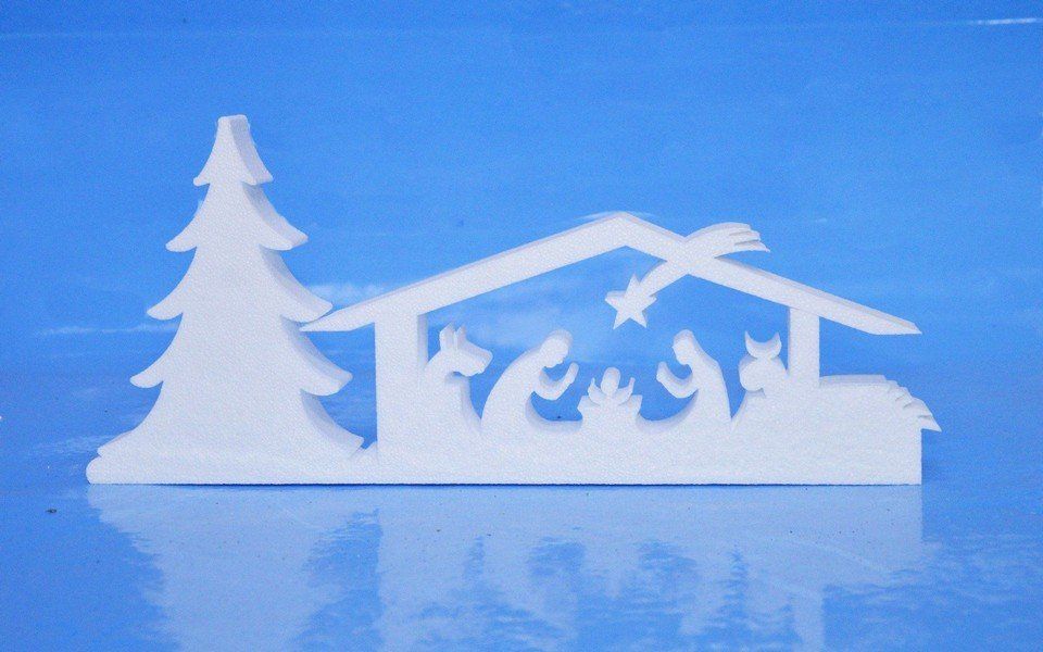 Polystyrene crib