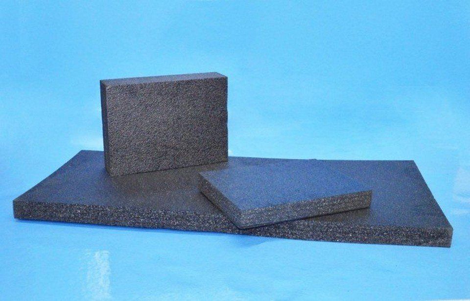 Black polyethylene foam