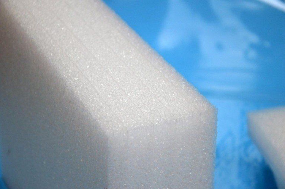 Polyethylene foam, detail