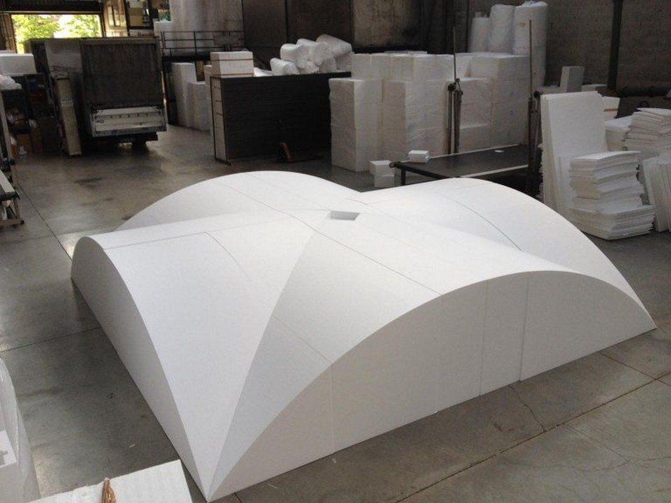 Polystyrene building templates