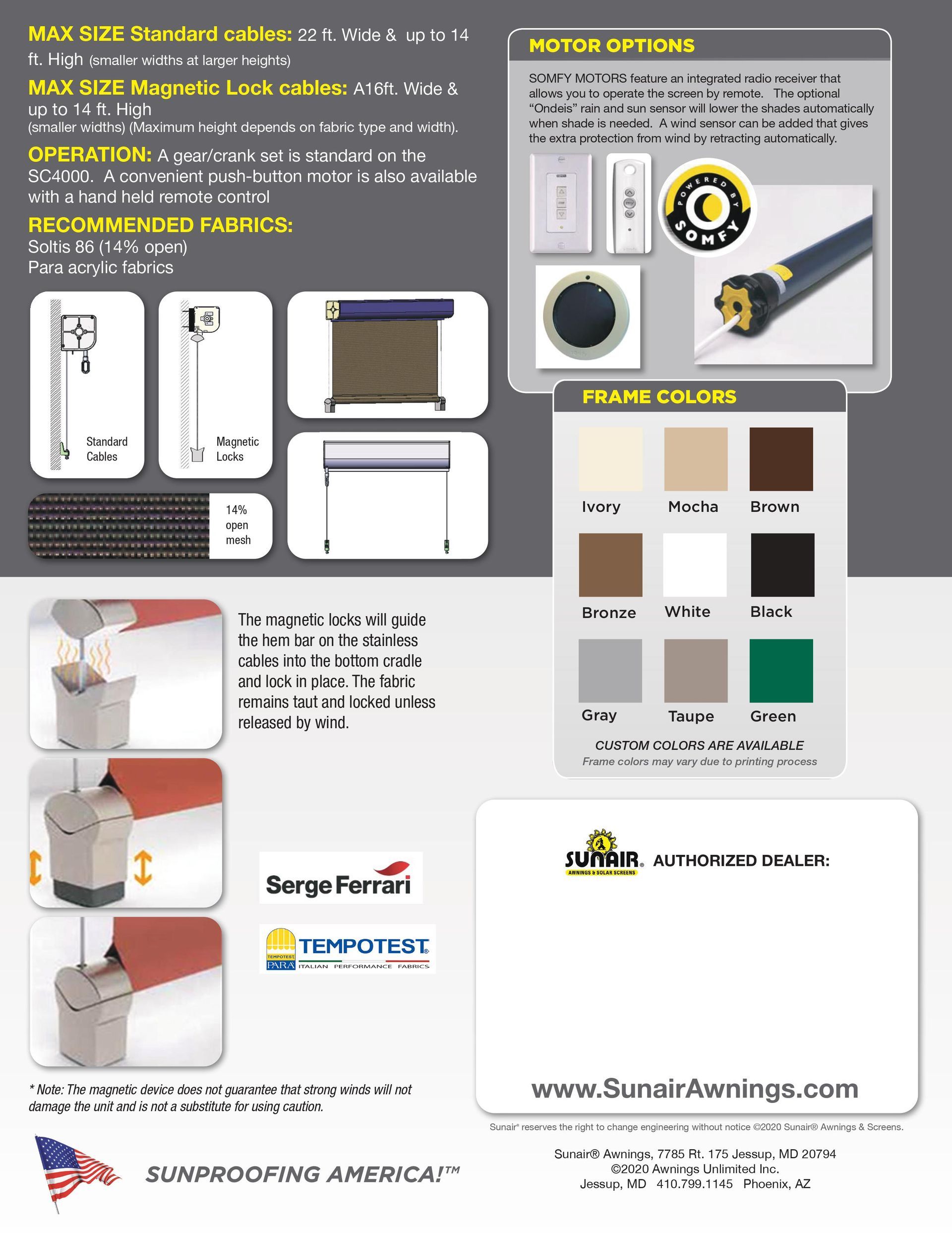 A brochure for a product called sliding shutters