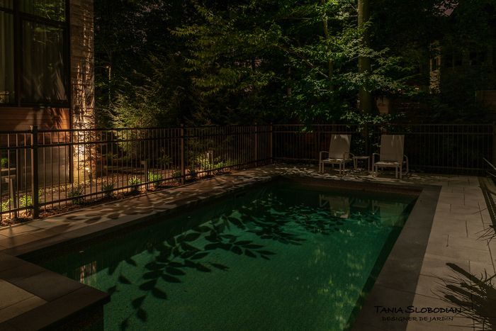 Réalisation éclairage d'ambiance aménagement paysager 47